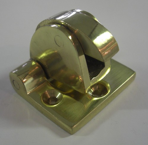 Brass sash window rope clamp - sash,