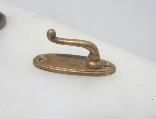 Victorian brass window blind - window,